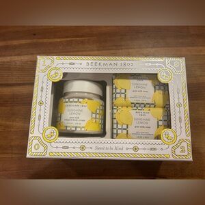 Beekman 1802 Goat Milk Whipped Body Cream and 2 Bar soap gift set NWT